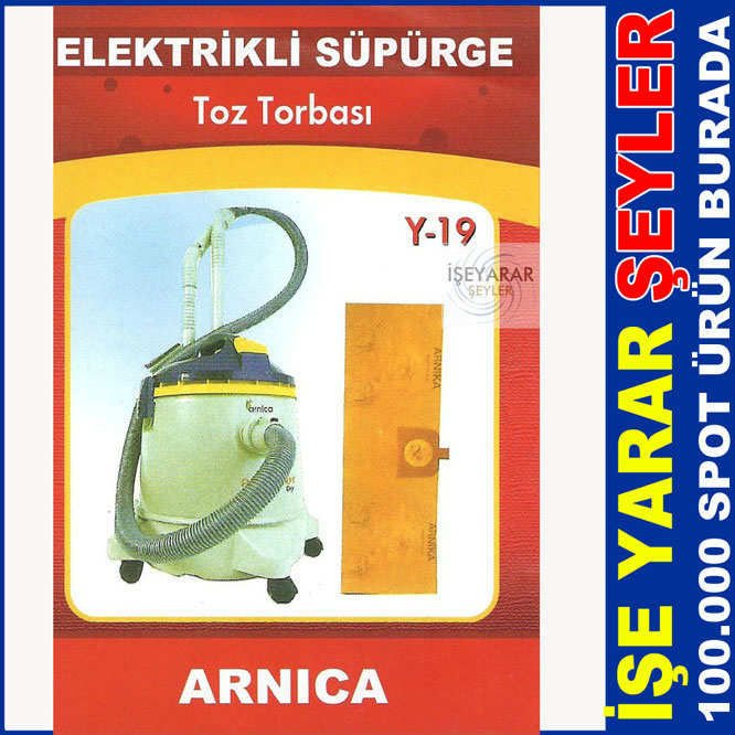 ARNICA ELEKTRİKLİ SÜPÜRGE TOZ TORBASI Y19