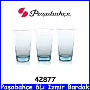 Paşabahçe 42877 6Lı İzmir Bardak Kalteli Cam Ürün Ve Şık Tasarım