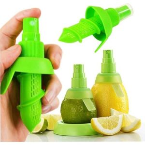 Çift Spreyli 3li Set Limonluk Direkt Limona Saplamalı Sağlıklı Sosluk Büyük Küçük 2 Sprey+1 AltTabla