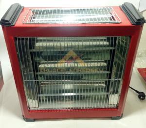2400W GÜCÜNDE 3+1 4 ÇUBUKLU İNFRARED ŞÖMİNE TİPİ ELEKTRİKLİ SOBA