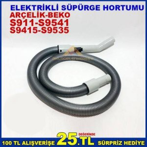 Arçelik Ve Beko Markalarına Uyumlu Kaliteli Plastikten Üretilmiş Elektrik Süpürgesi Hortumu