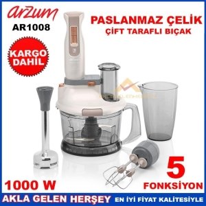 ARZUM AR1008 ZİRKONYUM BIÇAKLI MULTİ BLENDER