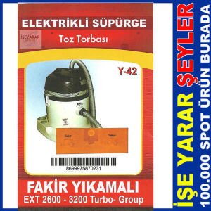 FAKİR ELEKTRİKLİ SÜPÜRGE TOZ TORBASI Y42