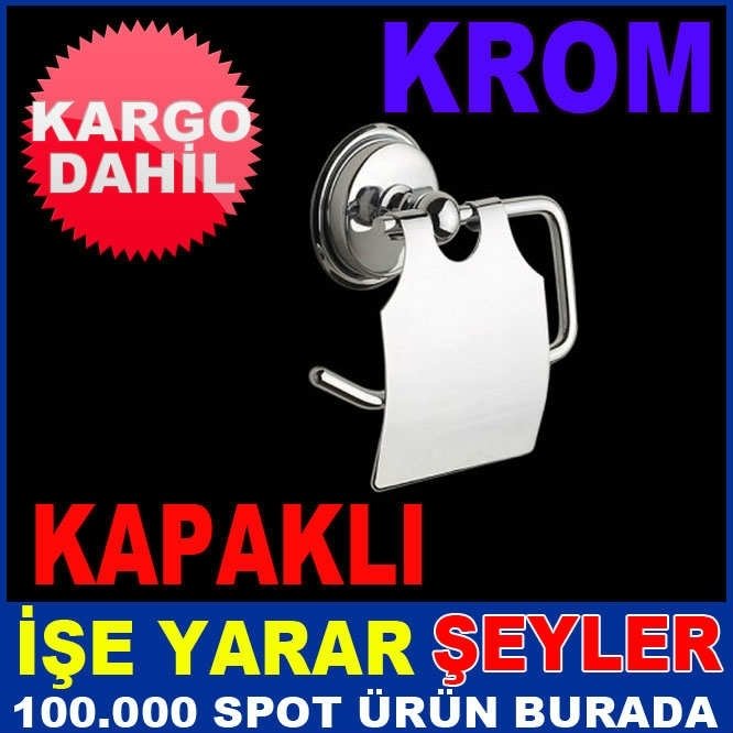 FULL KROM YAPRAK KAPAKLI BANYO WC KAĞITLIĞI KD