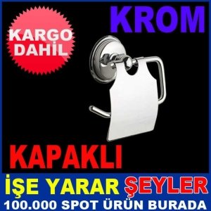 FULL KROM YAPRAK KAPAKLI BANYO WC KAĞITLIĞI KD