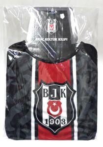 Taraftar Araba İçin Koltuk Kılıfı GS-FB-BJK Lisanslı Üründür siyah