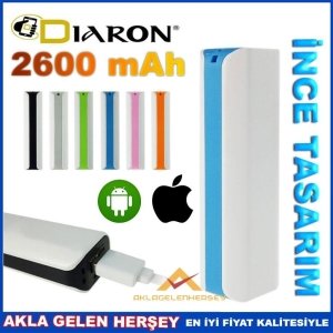 2600 MAH İNCE TASARIM POWERBANK SARJ CİHAZI