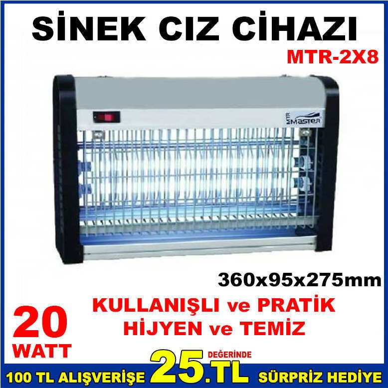 MASTER20W ELEKTRİKLİ SİNEK ÖLDÜRÜCÜ-KOVUCU LAMBA