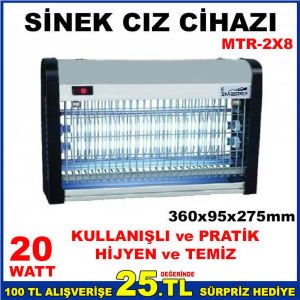 MASTER20W ELEKTRİKLİ SİNEK ÖLDÜRÜCÜ-KOVUCU LAMBA