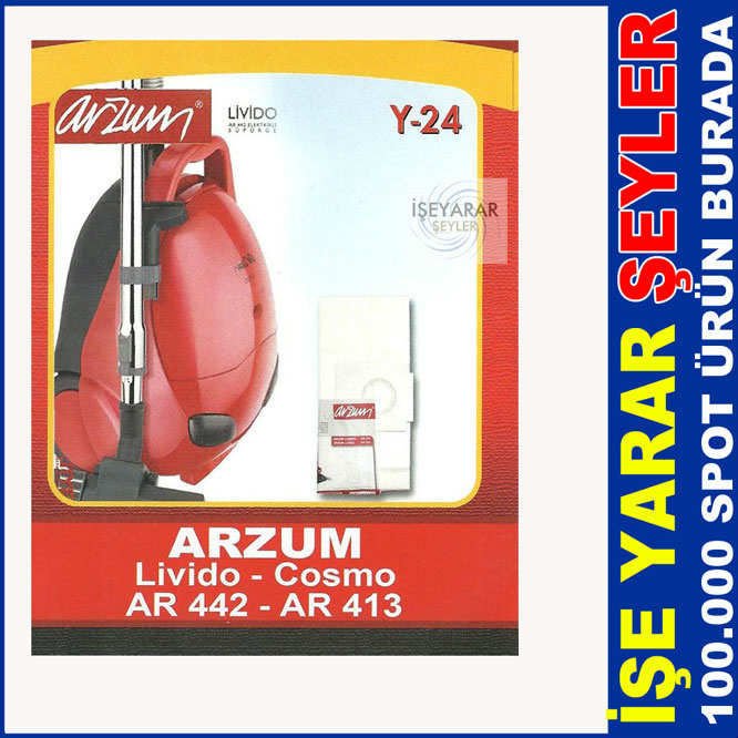 ARZUM ELEKTRİKLİ SÜPÜRGE TOZ TORBASI Y24