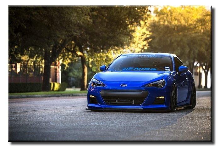 BASIK SUBARU BRZ 6 değişen ölçü ORİJİNAL KANVAS TABLO