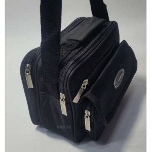 Erkek El Çantası 22x16cm Omuz Askılı Su Geçirmez 5 Cepli Yatay