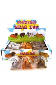 Hareketli Kafa Sallayan Araç Içi Nostaljik Büyük Boy Köpek Retro Aksesuar Nubuk Yüzeyli Sevimli Süs