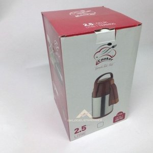 Cooker Yeni Model 2.5 Litre Pompalı ve Musluklu Full Çelik Termos