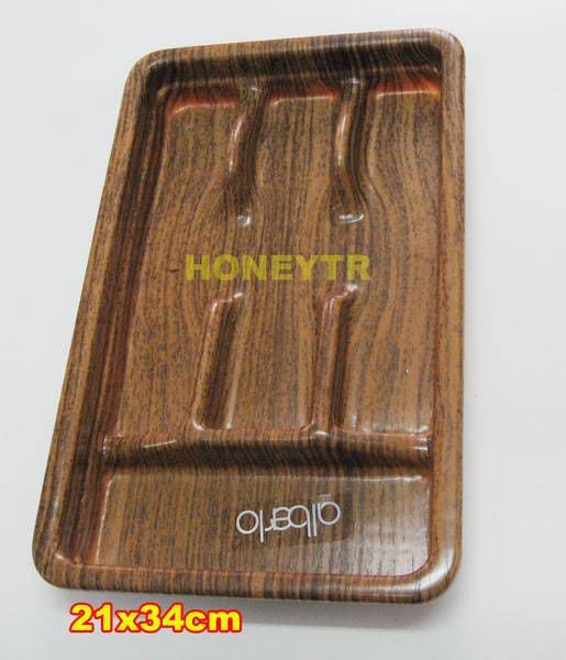 4 BÖLME AHŞAP GÖRÜNÜM ÇEKMECE İÇİ KAŞIKLIK 21x34