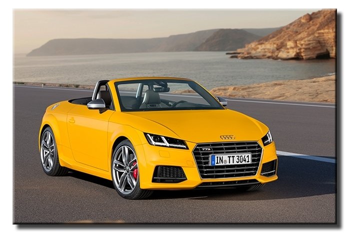 AUDI TT COUPE 6 değişen ölçü ORİJİNAL KANVAS TABLO
