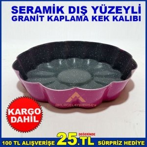 SERAMİK DIŞ YÜZEYLİ GRANİT KAPLAMA SAĞLAM VE DAYANIKLI KEK KALIBI