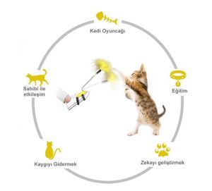 Tüylü Kedi Ayak Oltası