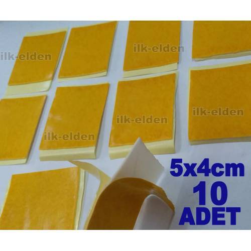 Çift taraflı yapışkan köpük bant 10 adet çift taraflı yapışan köpük kareler