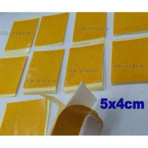 Çift taraflı yapışkan köpük bant 10 adet çift taraflı yapışan köpük kareler