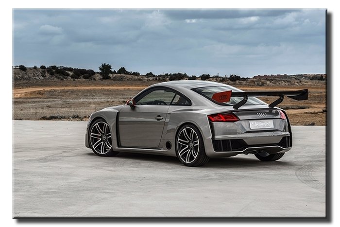 AUDI TT 6 değişen ölçü ORİJİNAL KANVAS TABLO