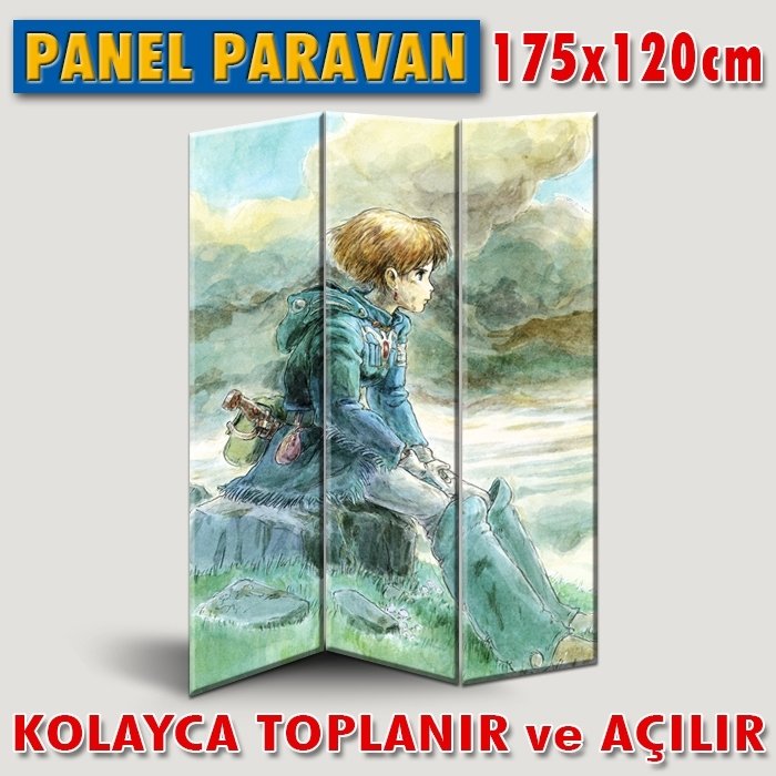 GÖRSELLİ KATLANIR PANEL BÖLME SİSTEMİ-NAUSICAA OF THE VALLEY WIND