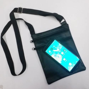 Geniş Boyun Askısı Ayarlı,2 Cepli Fermuarlı Büyük Çanta,20x16cm,Cep Telefonluk %100 Güvenli Cüzdan