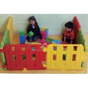 6 Parça Kolay Kurulumlu Çocuk Oyun Alanı Oyun Bahçe Çiti Top Havuzu