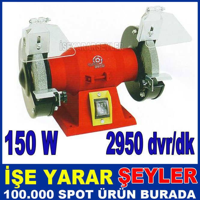150mm ÇİFT TAŞLI TAŞLAMA MOTORU ÇARK BİLEME