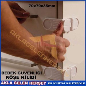 Bebek Ve Çocuk Güvenliği Çekmece Köşe Mandalı