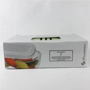 Paşabahçe 53733 2Li Snowbox Saklama Kabı Kaliteli Cam Ürün Pratik Kapak Şık Tasarım