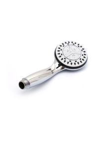 Krom Kaplama Duş Başlığı 4 Fonksiyonlu Tasarruflu Mercedes Duş Başlığı 9cm Çap