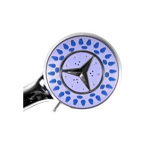 Krom Kaplama Duş Başlığı 4 Fonksiyonlu Tasarruflu Mercedes Duş Başlığı 9cm Çap