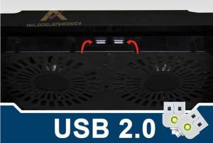 INCA INC-321 RX ERGONOMİK ÇİFT 2USB GİRİŞLİ FAN,STAND,WİTH RUBBER