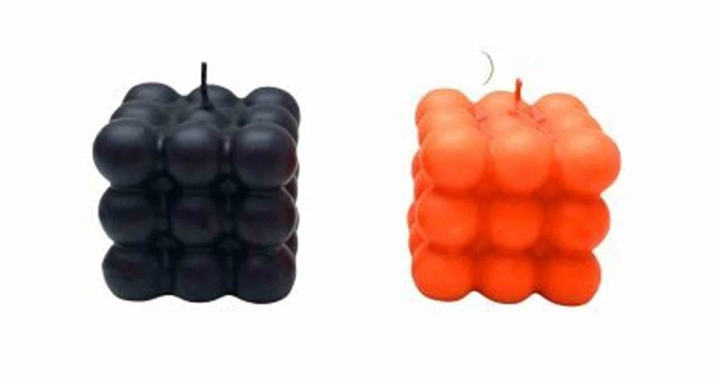 Küçük Boy Küp Şeklinde Dekoratif Mum