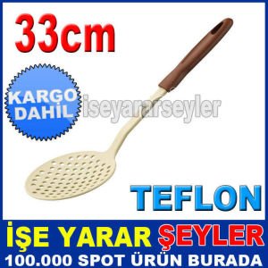 Teflon ve granit tencerelerle tavalara özel çizmeyen ısıya dayanıklı malzeme KEVGİR ÇİZMEZ TEFLON KD