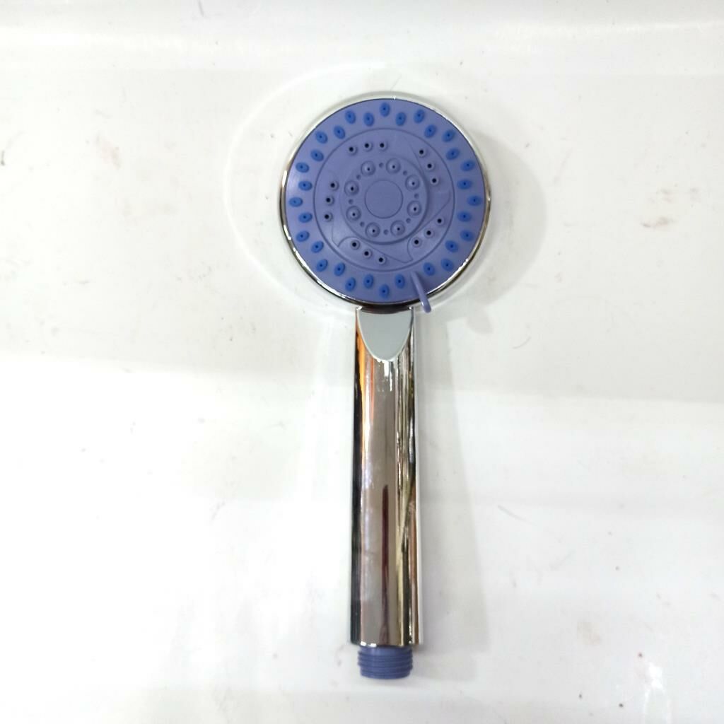 Krom Kaplama Duş Başlığı 4 Fonksiyonlu Duş Başlığı 8 cm Çap, 21 cm Boy