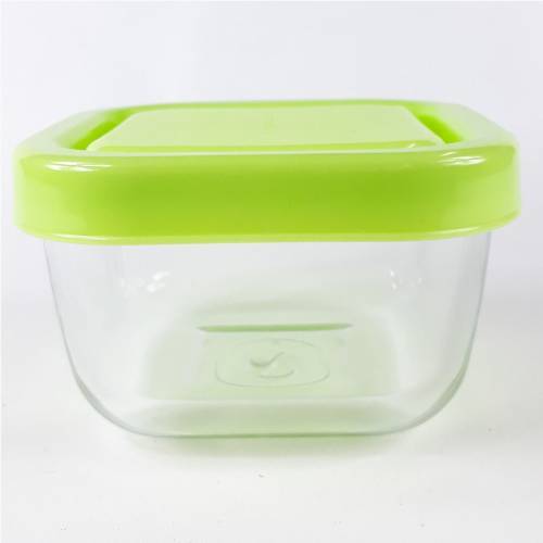 Paşabahçe 53223 4Lü Snowbox Saklama Kabı Kaliteli Cam Ürün Pratik Kapak Şık Tasarım