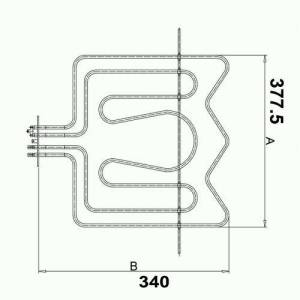 1100+2000W Fırın Rezistansı 220V Yerli Üretim Sağlam Ve Kaliteli 