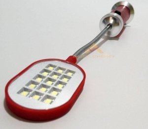 15 SMD LED METAL GÖVDELİ TELESKOPİK OYNAR BAŞLI ÇOK AMAÇLI FENER