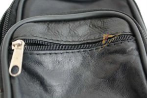 KEMERE TAKILAN 3 CEPLİ HAKİKİ DERİ BEL ÇANTASI