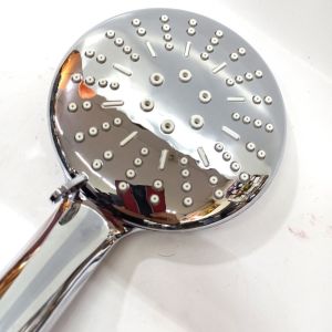 Büyük Boy Krom Kaplama 3 Fonksiyonlu Duş Başlığı 12 cm Çap