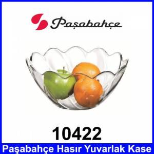 Paşabahçe Hasır Meyvelik Yuvarlak Kase Kaliteli Cam Ürün Şık Tasarım