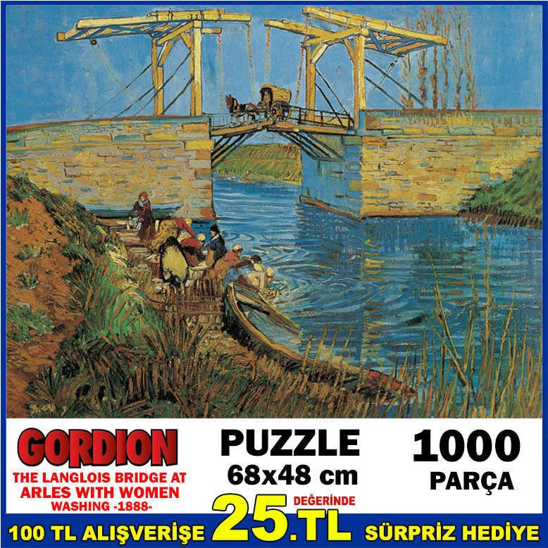 GORDİON 1000 PARÇA PUZZLE WOMEN WASHING 1888
