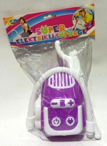Süper Elektrikli Süpürge 4 Parça Fonksiyonsuz Plastik Oyuncak Set