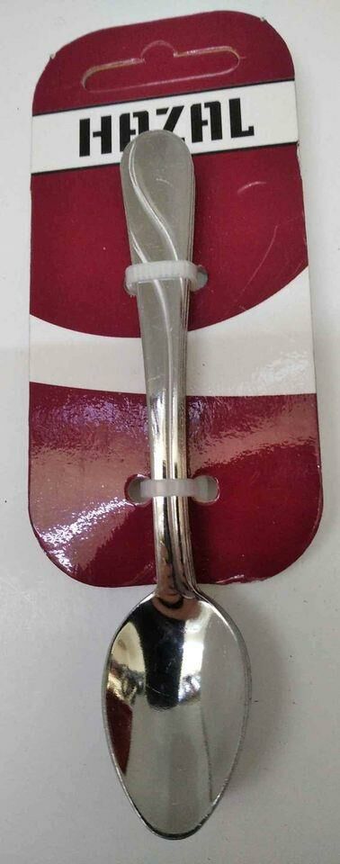 HAZAL 6 Adet Paslanmaz Çelik Çay Kaşığı. B-4