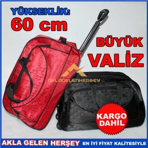 TEKERLEKLİ ÇEKECEKLİ BÜYÜK BOY VALİZ,ÇANTA BAVUL