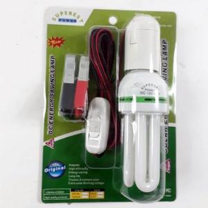 Akü Bağlantılı Uzun Ömürlü Anahtarlı Araç İçin Seyyar Lamba 12 W