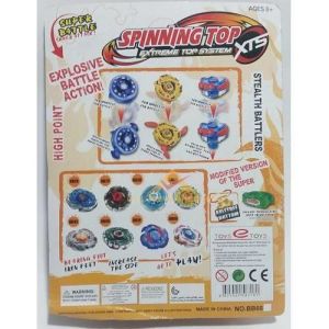 Spınnıng Top 2 Fırlatıcılı Açılabilir Kanatlı 2 Adet Beyblade Oyuncak Seti