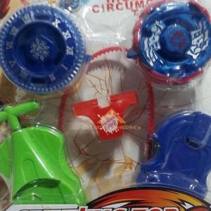 Spınnıng Top 2 Fırlatıcılı Açılabilir Kanatlı 2 Adet Beyblade Oyuncak Seti